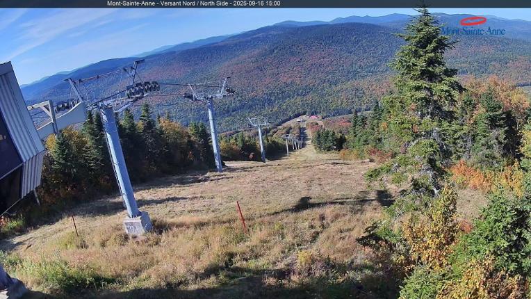 Webcam Mont-Sainte-Anne: Sommet du Nord