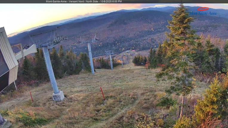 Webcam Mont-Sainte-Anne: Sommet du Nord