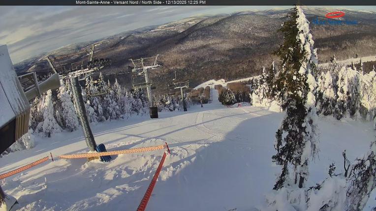 Webcam Mont-Sainte-Anne: Sommet du Nord