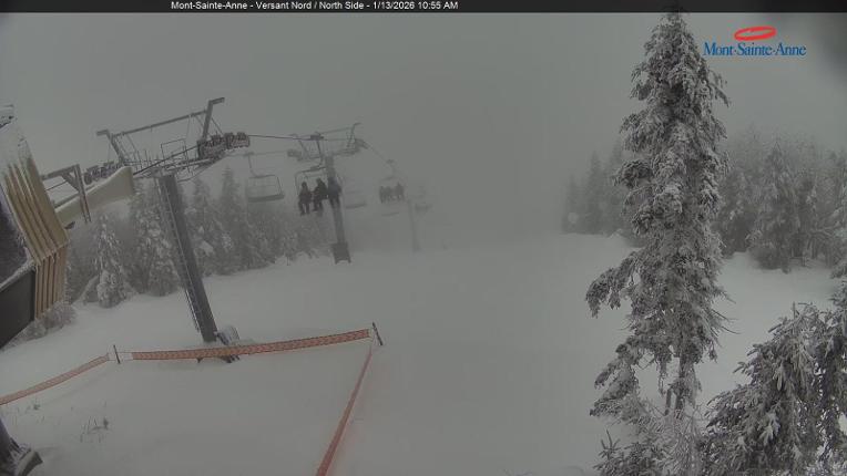 Webcam Mont-Sainte-Anne: Sommet du Nord