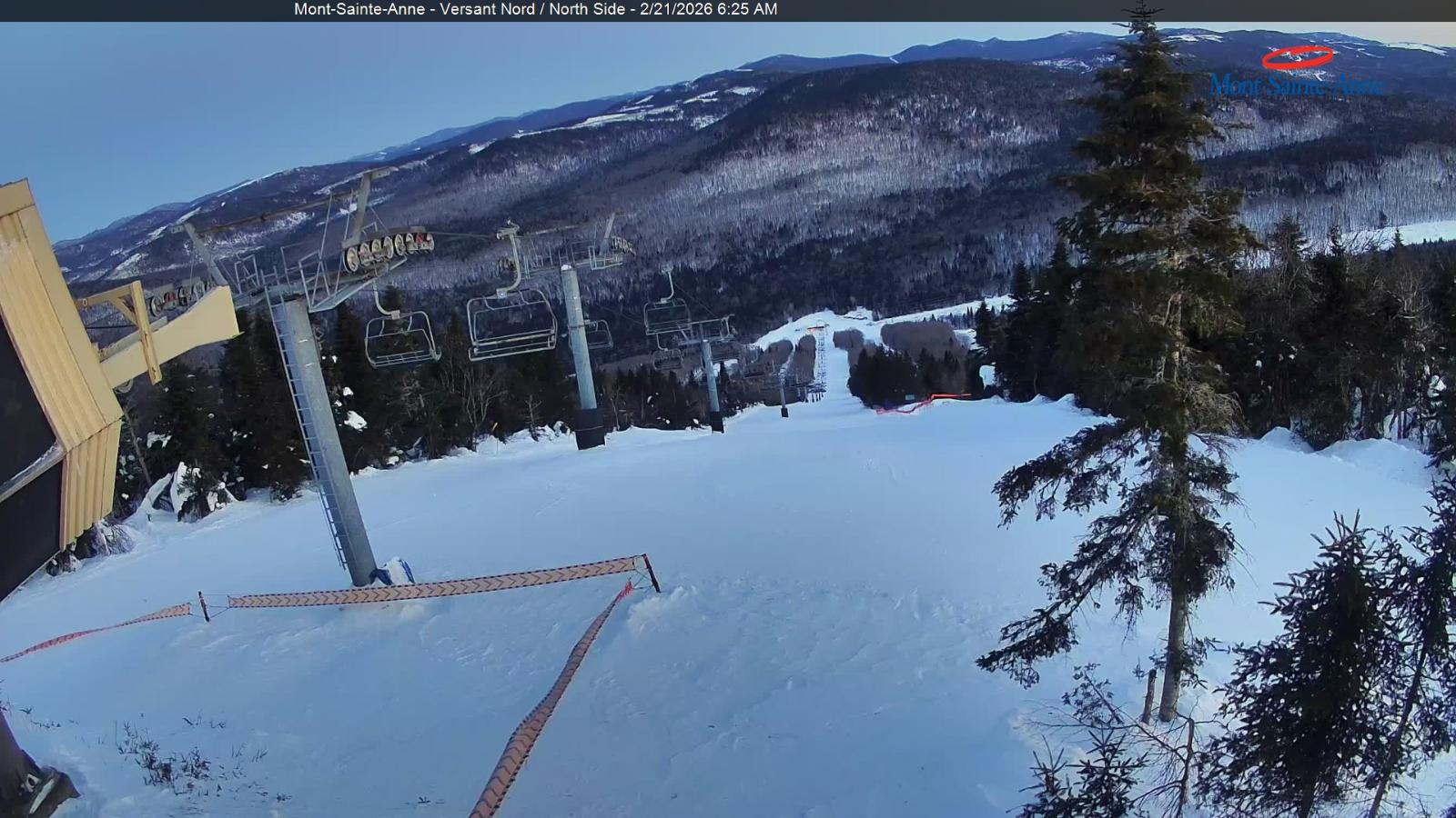 Webcam Mont-Sainte-Anne: Sommet du Nord