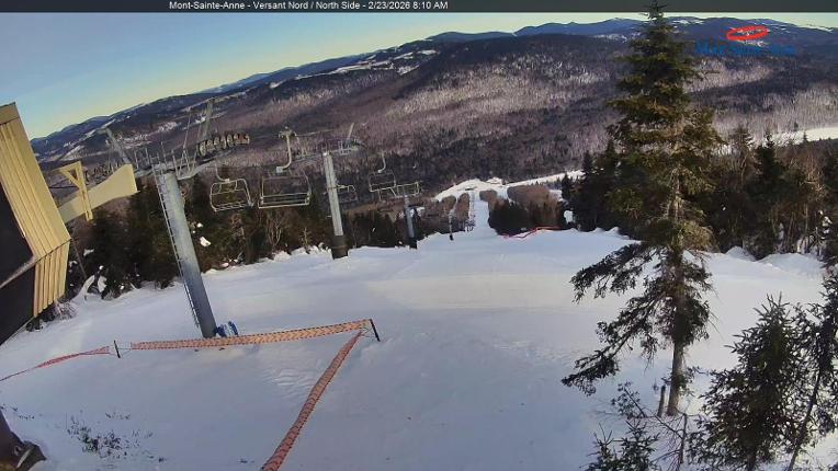 Webcam Mont-Sainte-Anne: Sommet du Nord