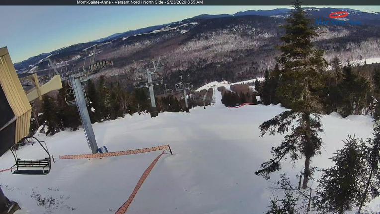 Webcam Mont-Sainte-Anne: Sommet du Nord
