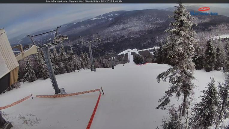 Webcam Mont-Sainte-Anne: Sommet du Nord
