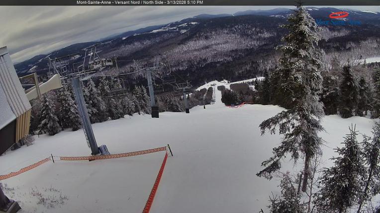 Webcam Mont-Sainte-Anne: Sommet du Nord