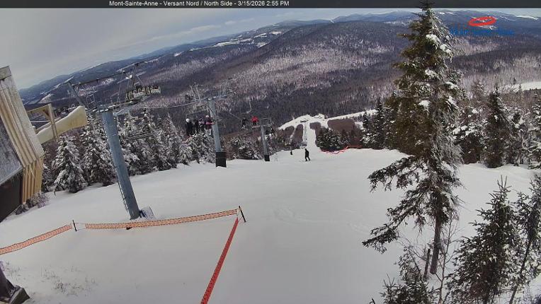 Webcam Mont-Sainte-Anne: Sommet du Nord
