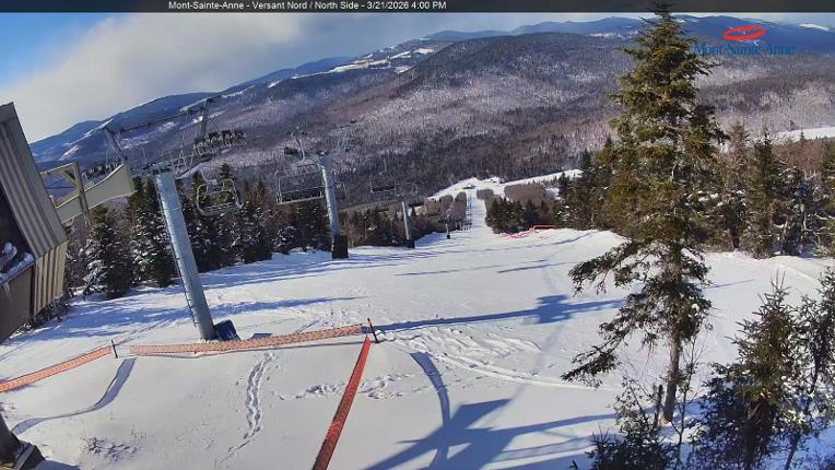 Webcam Mont-Sainte-Anne: Sommet du Nord