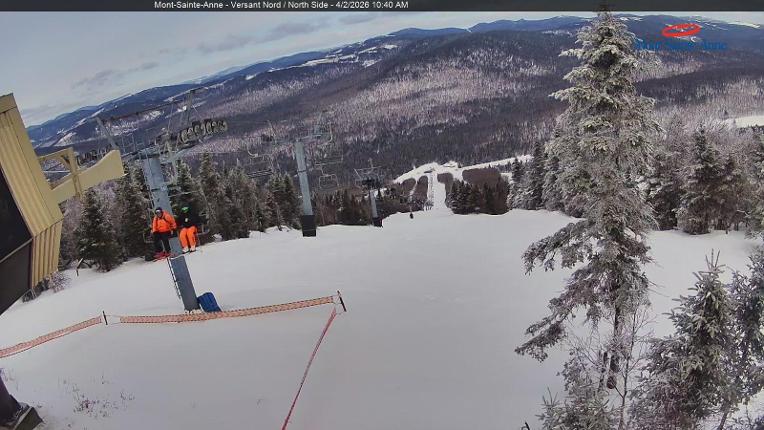 Webcam Mont-Sainte-Anne: Sommet du Nord