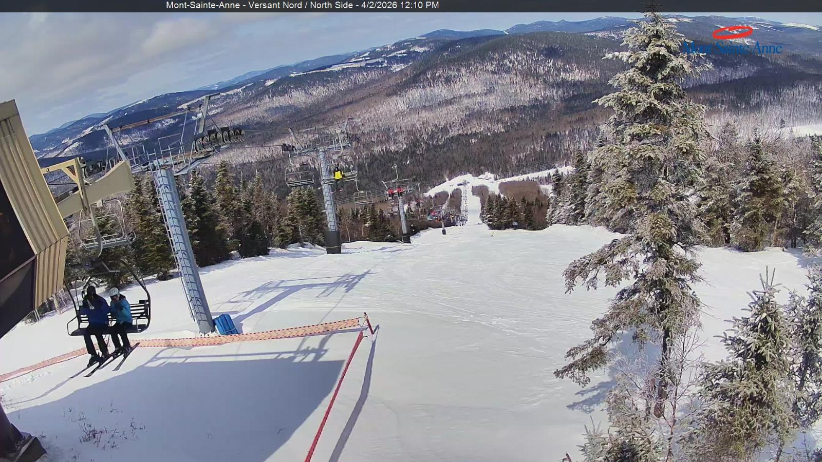 Webcam Mont-Sainte-Anne: Sommet du Nord
