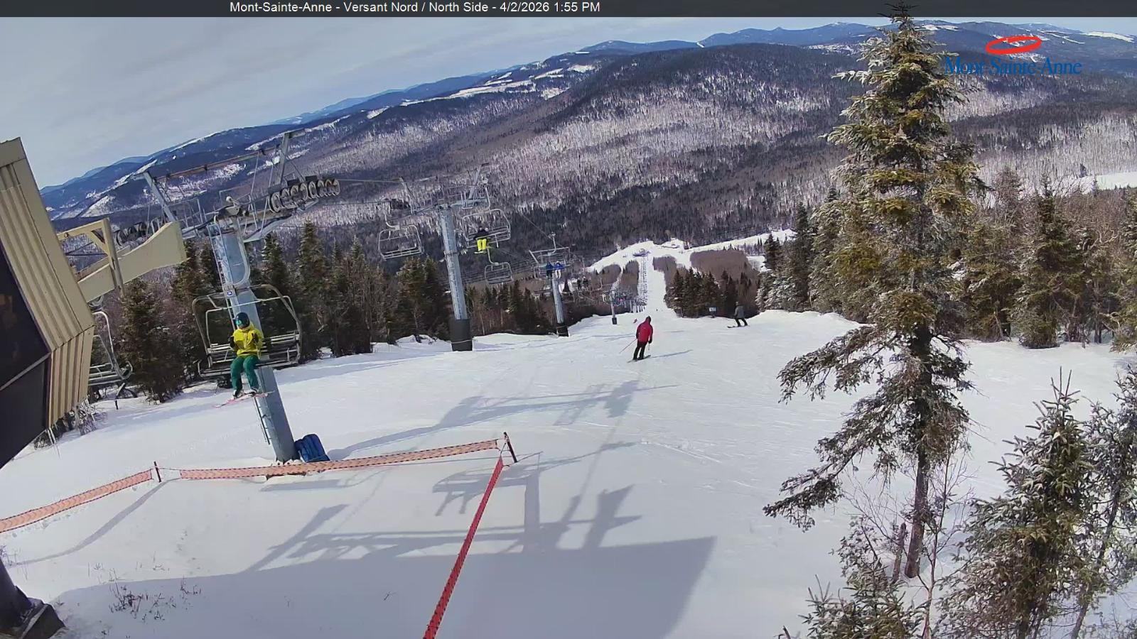 Webcam Mont-Sainte-Anne: Sommet du Nord