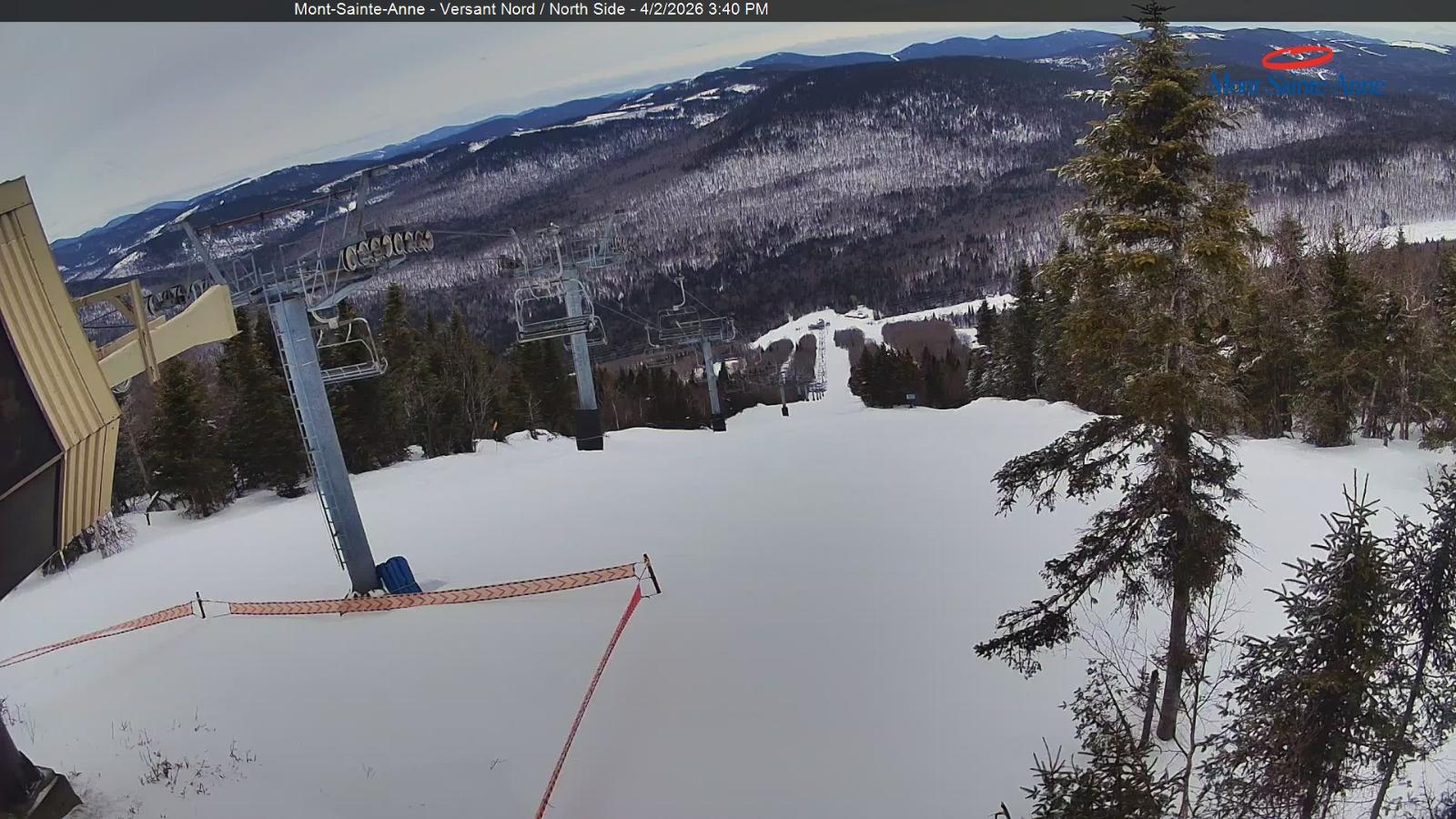 Webcam Mont-Sainte-Anne: Sommet du Nord