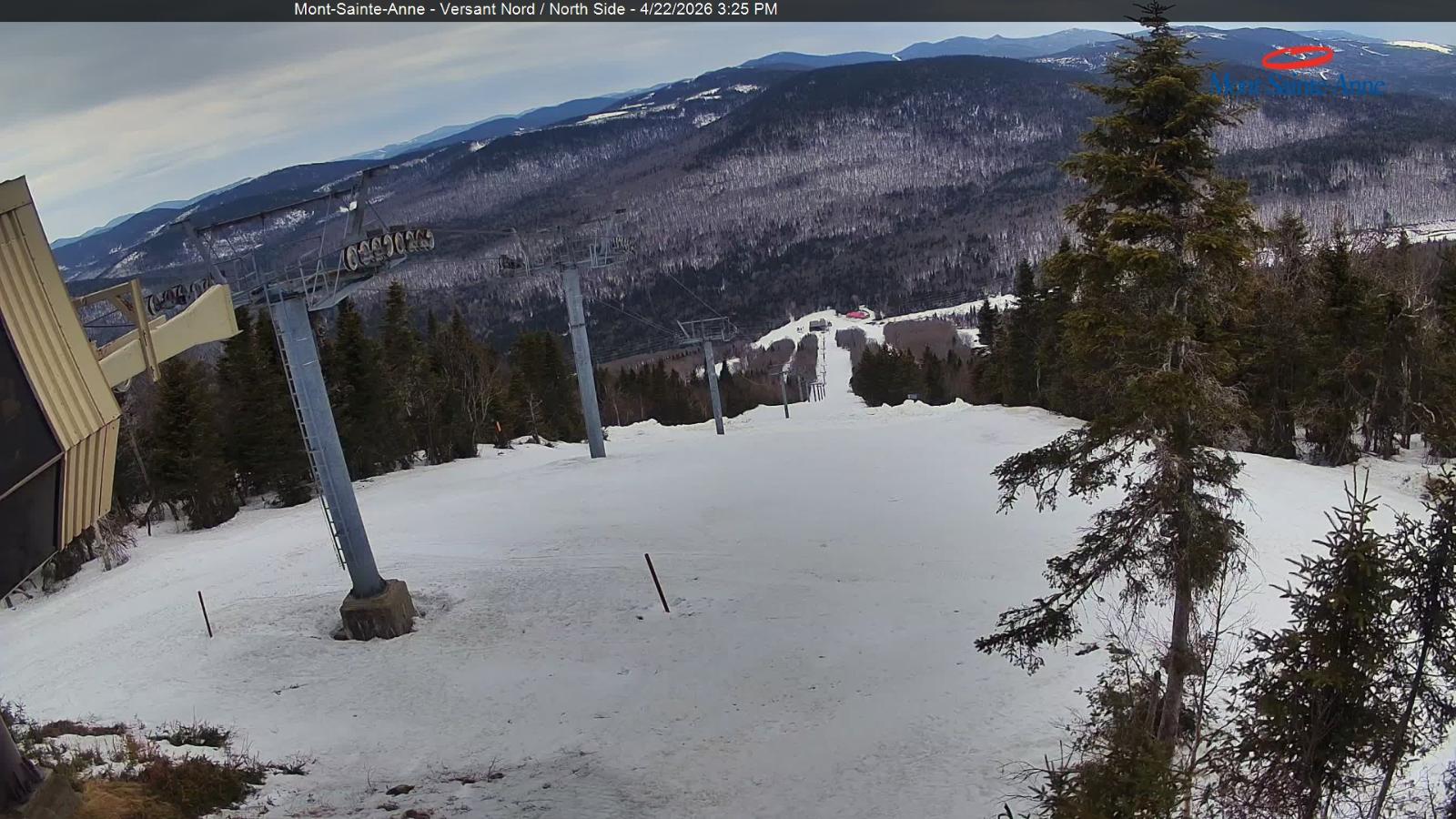 Webcam Mont-Sainte-Anne: Sommet du Nord