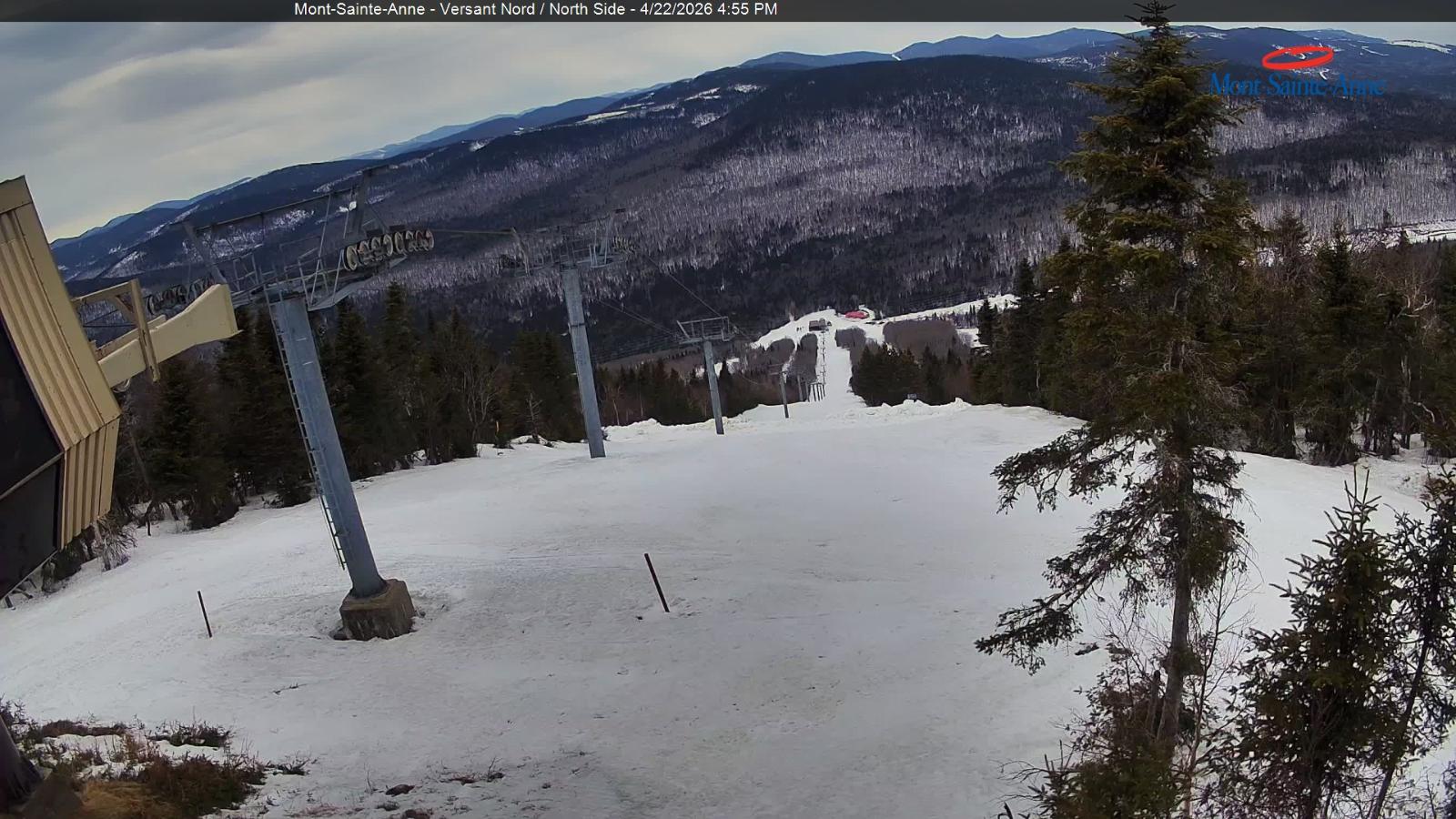 Webcam Mont-Sainte-Anne: Sommet du Nord