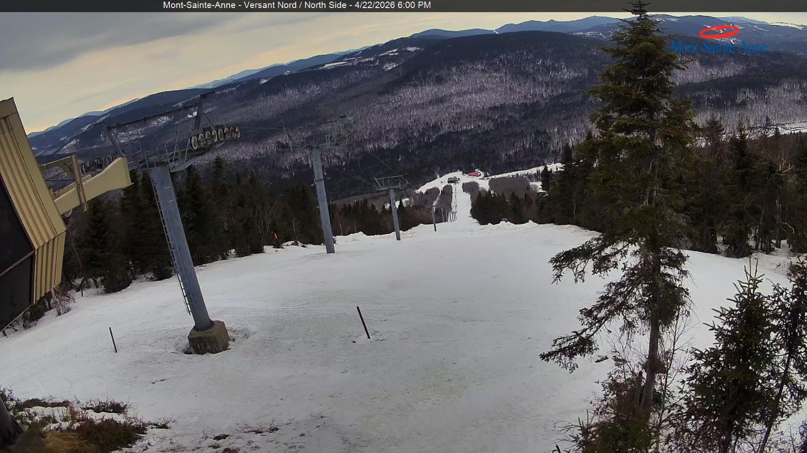 Webcam Mont-Sainte-Anne: Sommet du Nord