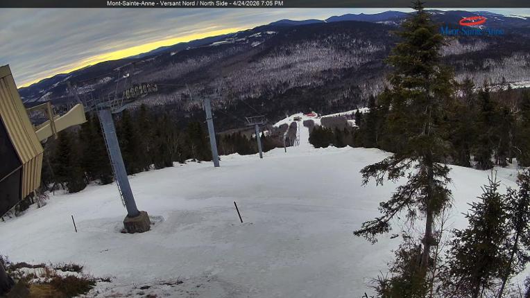 Webcam Mont-Sainte-Anne: Sommet du Nord