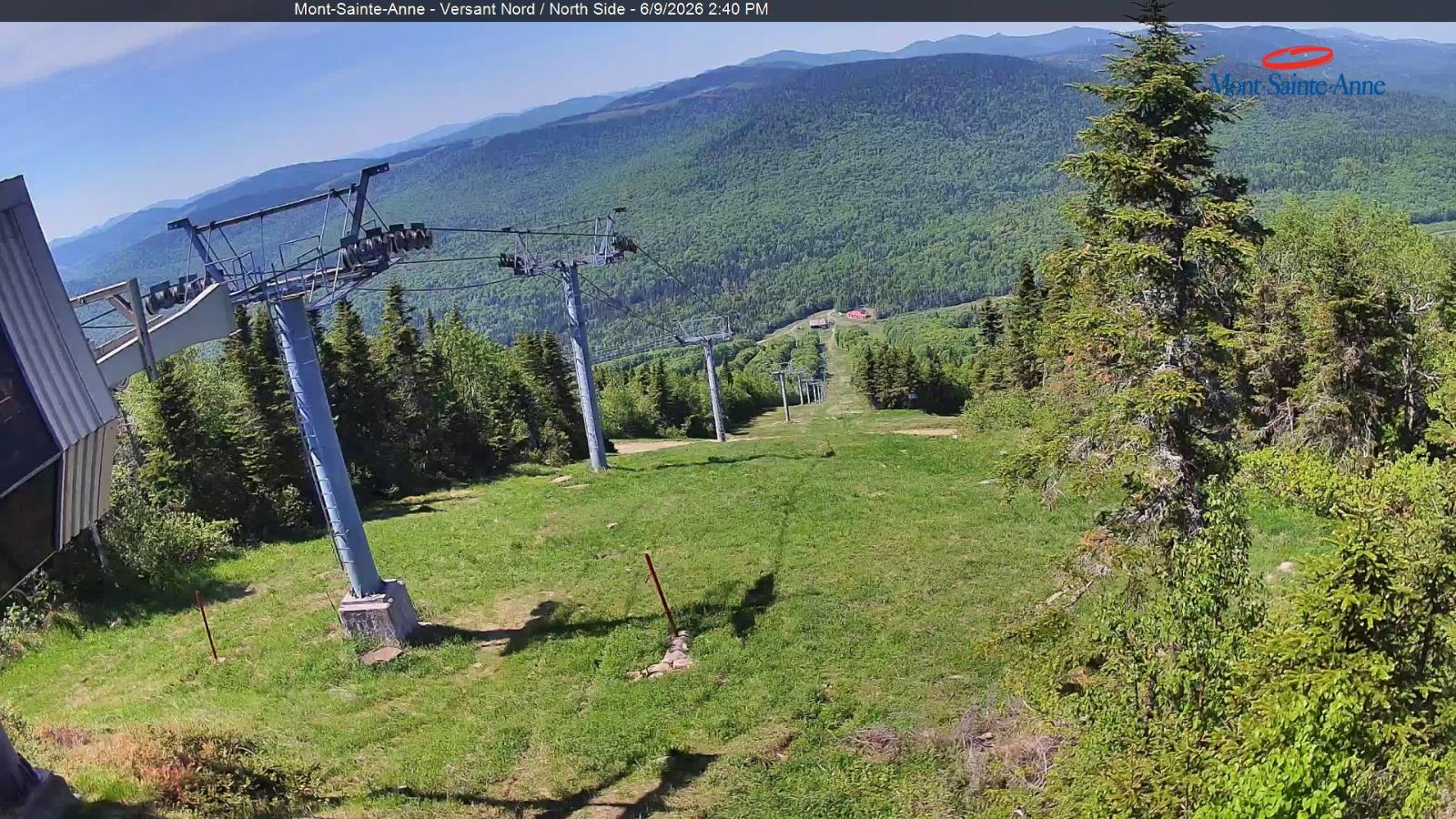 Webcam Mont-Sainte-Anne: Sommet du Nord