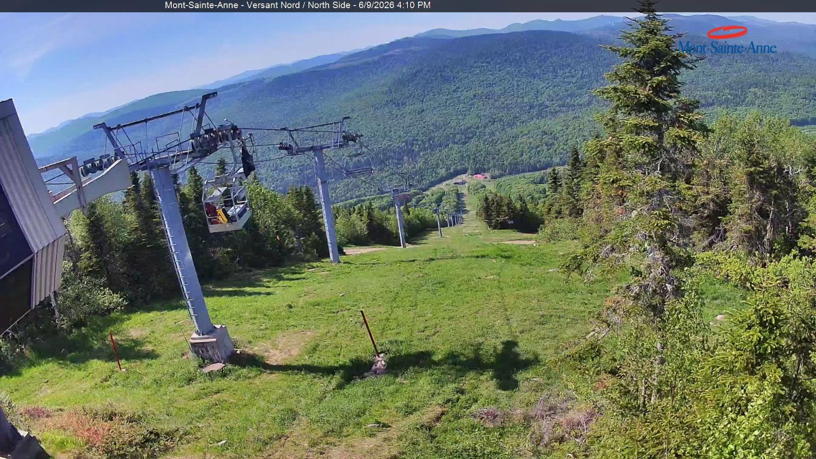 Webcam Mont-Sainte-Anne: Sommet du Nord