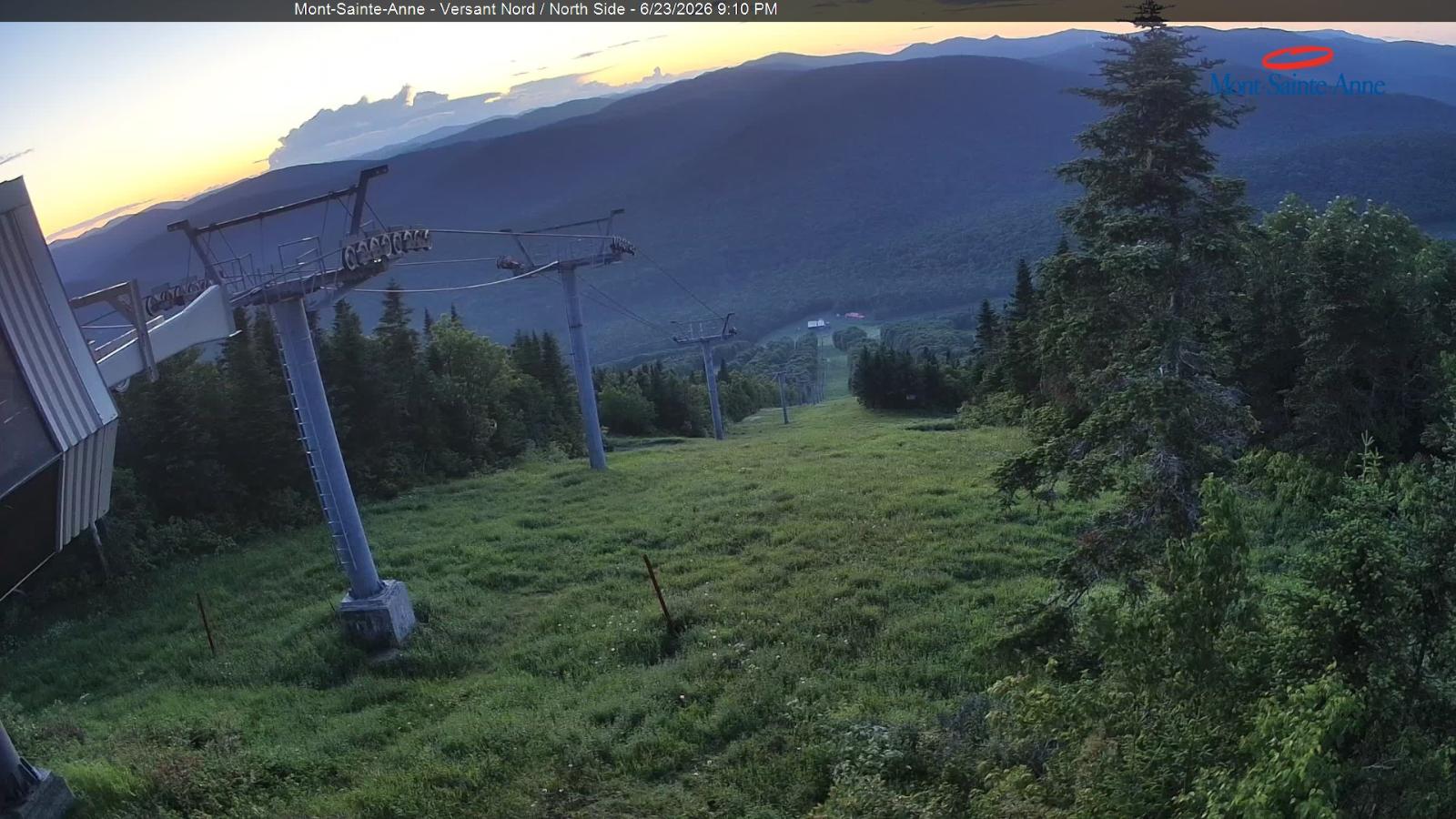 Webcam Mont-Sainte-Anne: Sommet du Nord