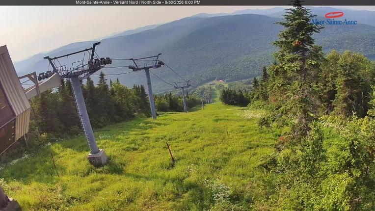 Webcam Mont-Sainte-Anne: Sommet du Nord