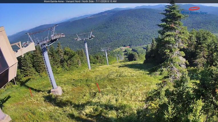 Webcam Mont-Sainte-Anne: Sommet du Nord