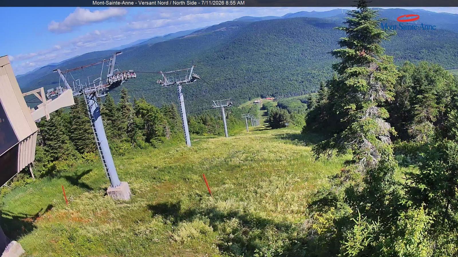 Webcam Mont-Sainte-Anne: Sommet du Nord