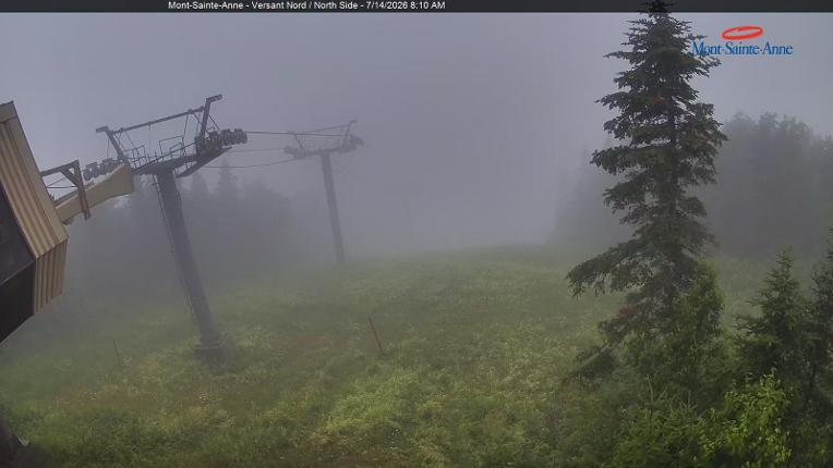 Webcam Mont-Sainte-Anne: Sommet du Nord