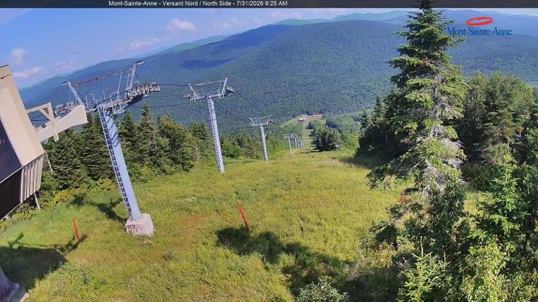 Webcam Mont-Sainte-Anne: Sommet du Nord