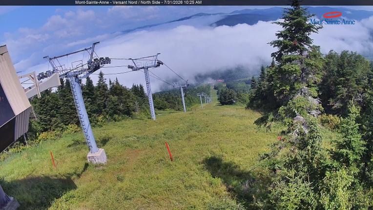 Webcam Mont-Sainte-Anne: Sommet du Nord