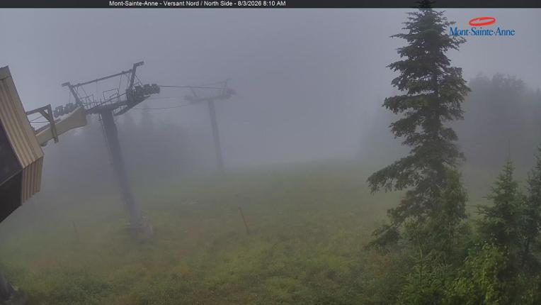 Webcam Mont-Sainte-Anne: Sommet du Nord