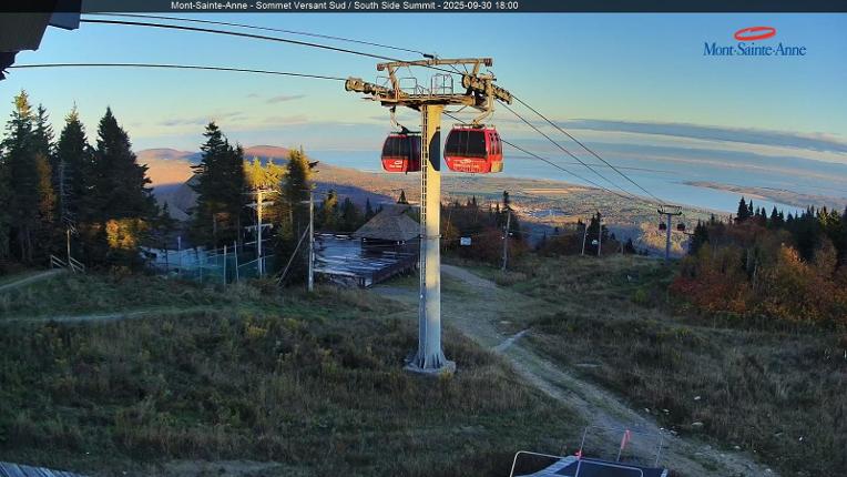 Webcam Mont-Sainte-Anne: Sommet du Sud