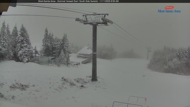 Webcam Mont-Sainte-Anne: Sommet du Sud