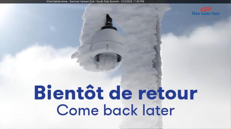 Webcam Mont-Sainte-Anne: Sommet du Sud