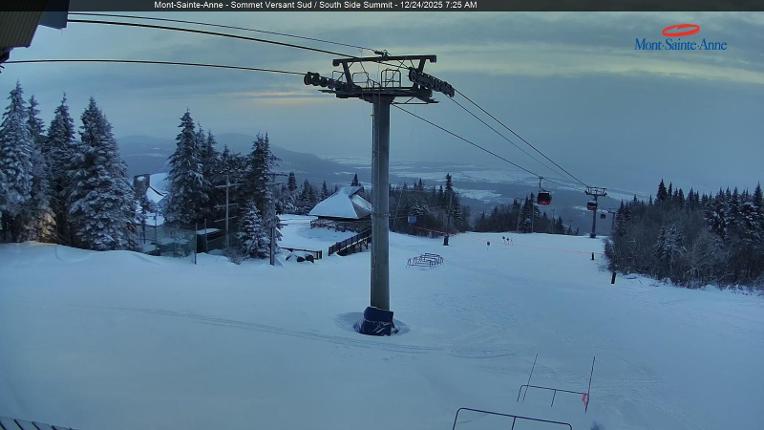Webcam Mont-Sainte-Anne: Sommet du Sud