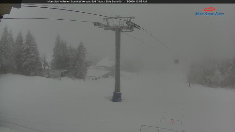 Webcam Mont-Sainte-Anne: Sommet du Sud