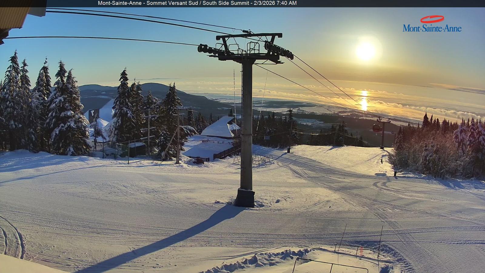 Webcam Mont-Sainte-Anne: Sommet du Sud