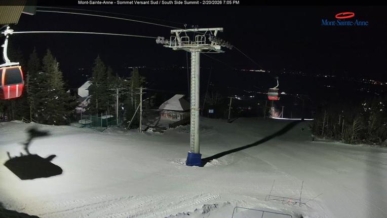 Webcam Mont-Sainte-Anne: Sommet du Sud