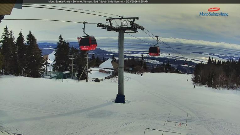 Webcam Mont-Sainte-Anne: Sommet du Sud