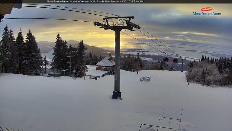 Webcam Mont-Sainte-Anne: Sommet du Sud