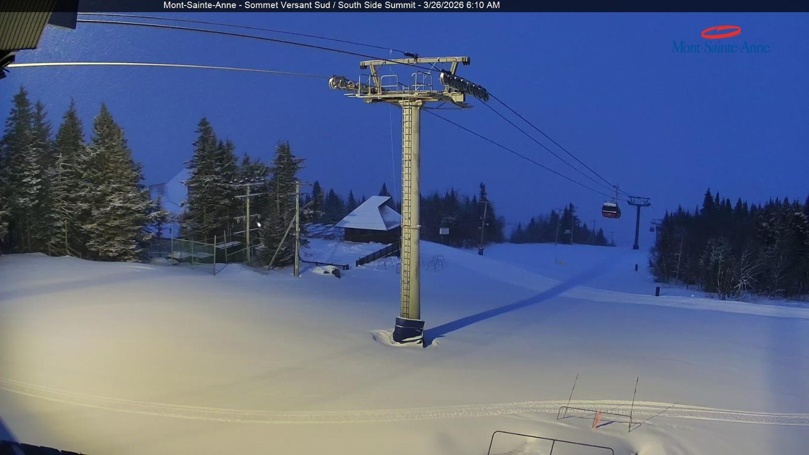 Webcam Mont-Sainte-Anne: Sommet du Sud