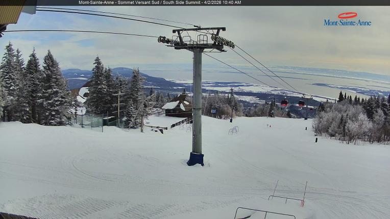 Webcam Mont-Sainte-Anne: Sommet du Sud