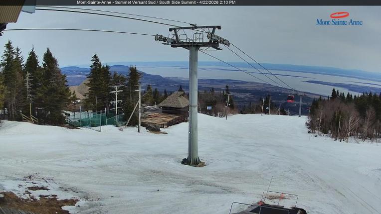 Webcam Mont-Sainte-Anne: Sommet du Sud
