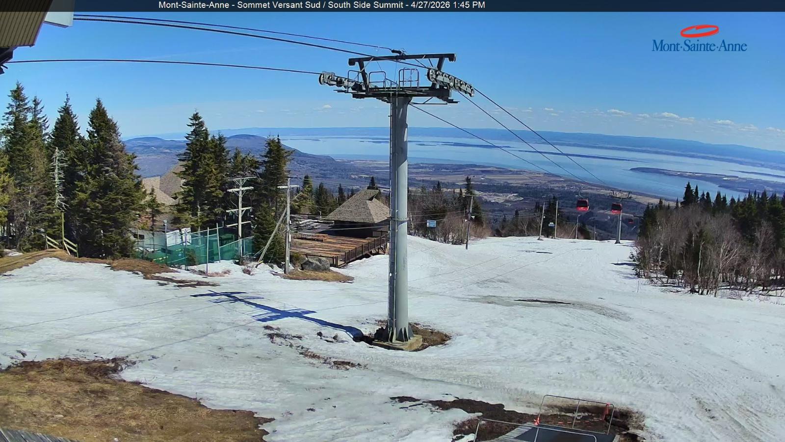 Webcam Mont-Sainte-Anne: Sommet du Sud