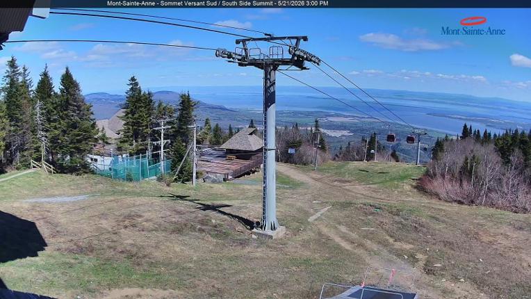 Webcam Mont-Sainte-Anne: Sommet du Sud