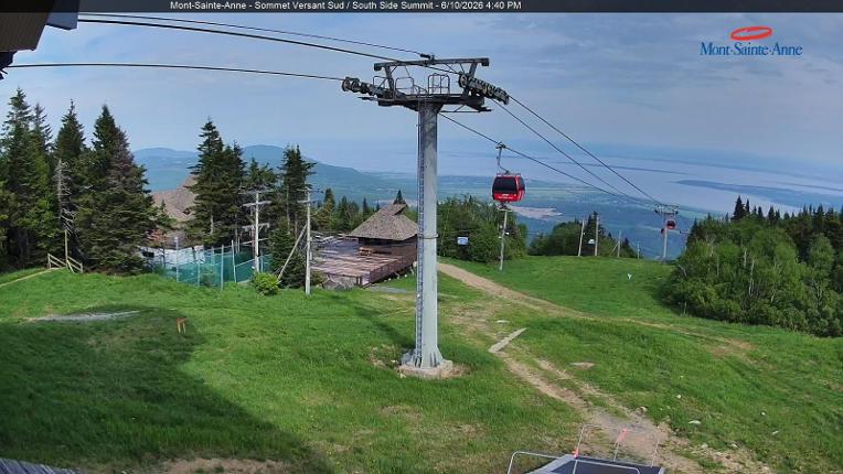 Webcam Mont-Sainte-Anne: Sommet du Sud