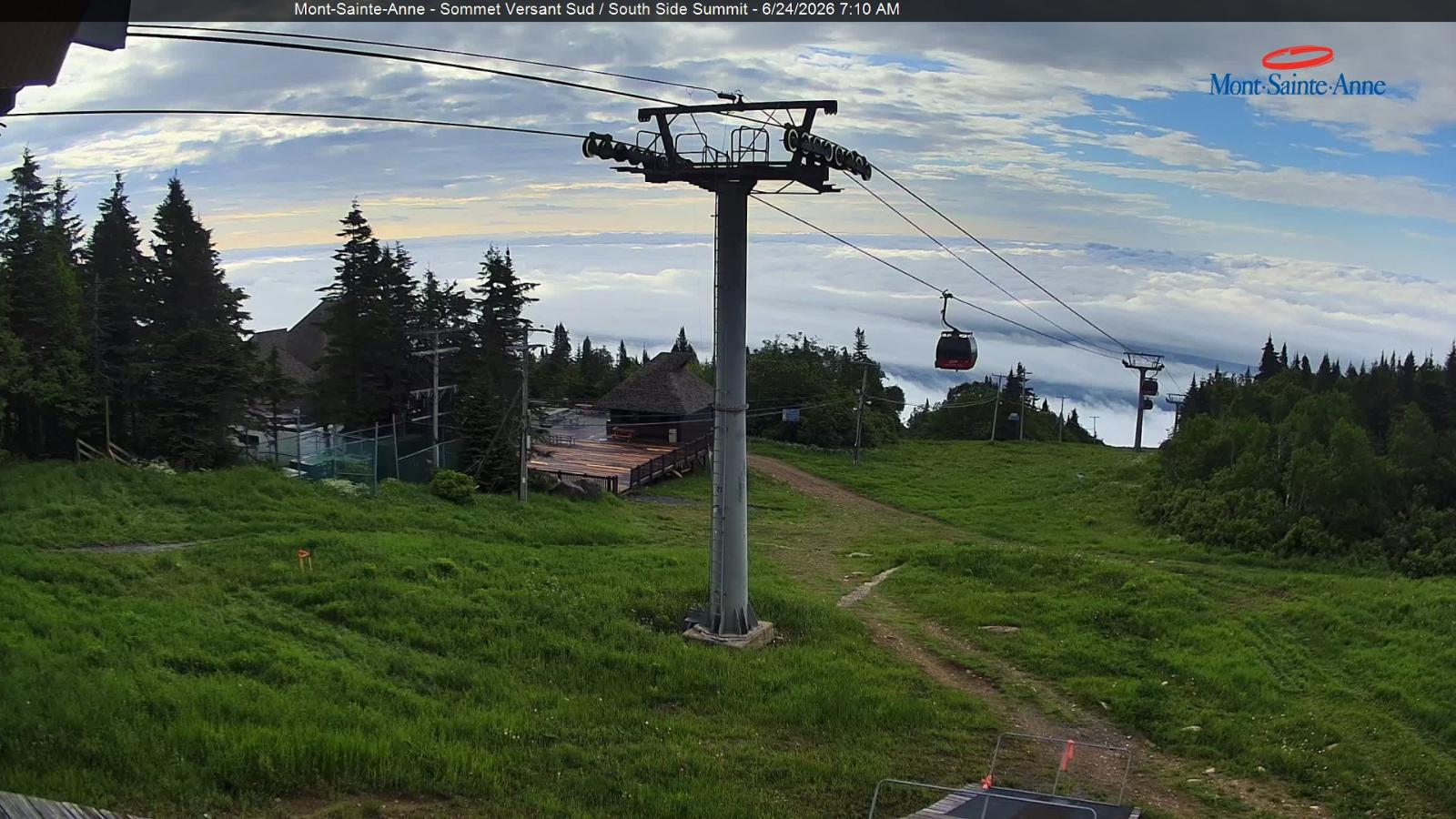 Webcam Mont-Sainte-Anne: Sommet du Sud