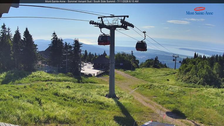 Webcam Mont-Sainte-Anne: Sommet du Sud