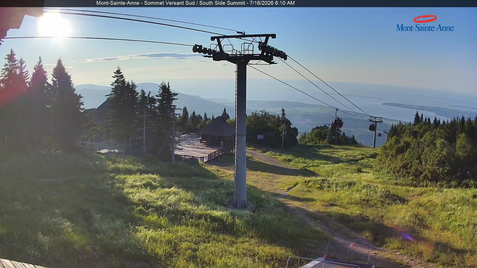 Webcam Mont-Sainte-Anne: Sommet du Sud