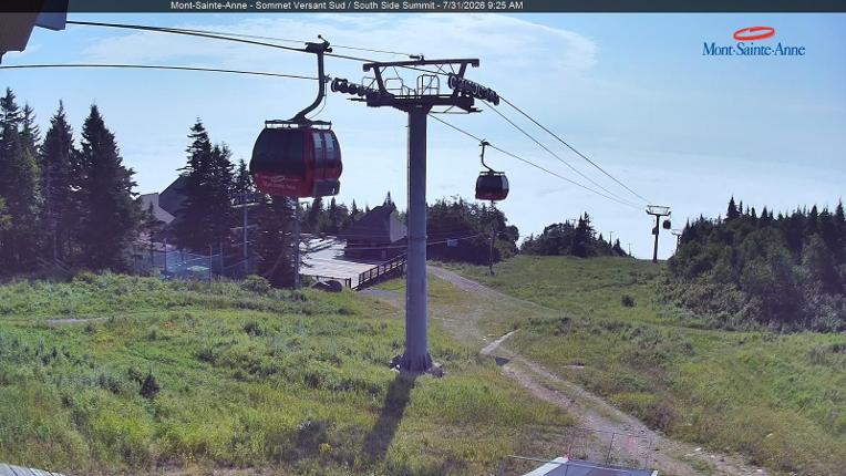 Webcam Mont-Sainte-Anne: Sommet du Sud