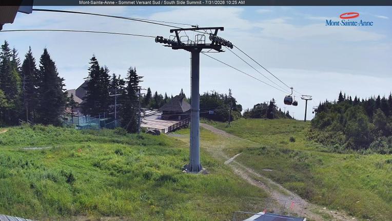 Webcam Mont-Sainte-Anne: Sommet du Sud
