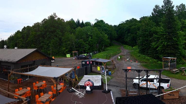 Webcam Mont Blanc: Base Versant Faustin